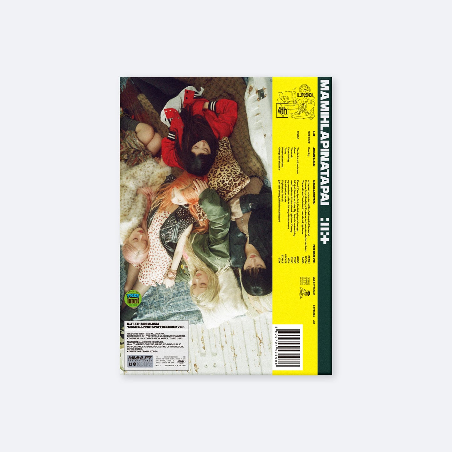 ILLIT Official Kpop Album - Opened, No Photocard, All Other Inclusions Included